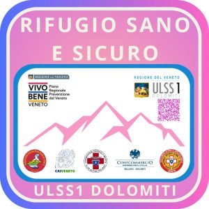 Targa Rifugio Sano e Sicuro ULSS Dolomiti